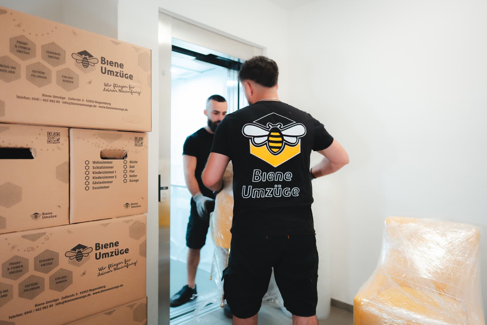 Professioneller Privatumzug mit Biene Umzüge in Regensburg und Hamburg